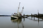 A former Antarctic research vessel, Hero, sank in the Palix River near Washington's Willapa Bay.