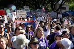 Austin: Thousands of protestors gather during the No Kings protest at the Texas Capitol.
