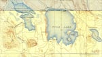 A 1905 U.S. Geological Survey map of the upper Klamath Basin shows the historical locations of Tule Lake and Lower Klamath Lake, both of which were drained by a federal irrigation project to create new farmland.