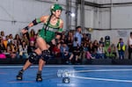 Lex Zhang, aka Lexsanguination, will be representing Portland as a member of the Chinese Nations Roller Derby team at Roller Derby World Cup in July, 2025.