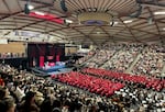 The Class of 2024 graduation for David Douglas High School, held June 6, 2024 at the University of Portland's Chiles Center. The Class of 2024 had their whole high school careers affected by the pandemic.