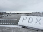 View from the Sellwood Bridge, Jan. 11, 2017.