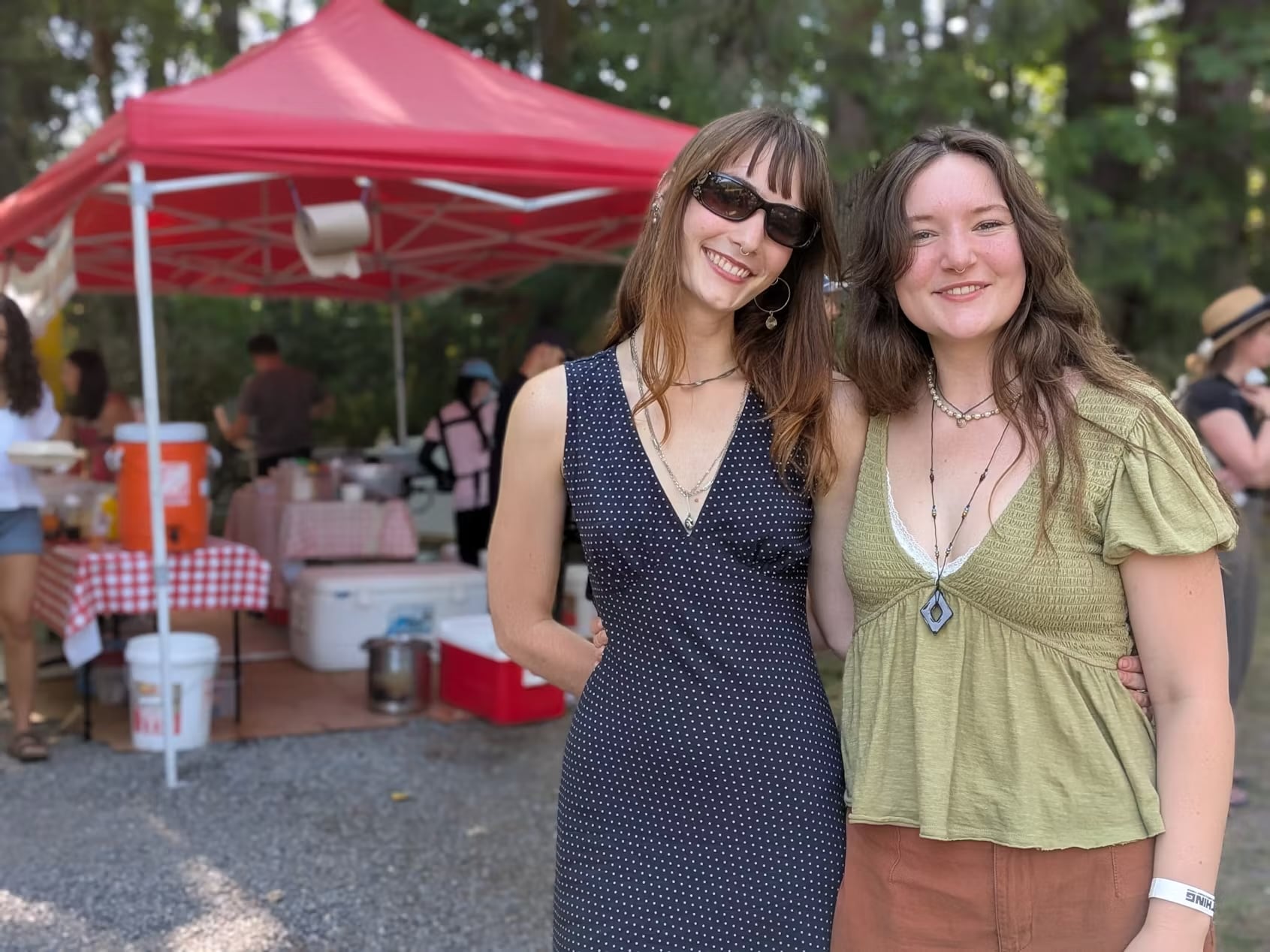 Brooke Vandenberg and Lizzy Butler attend THING on Aug. 9, 2025.