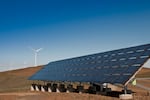 FILE - Puget Sound Energy's Wild Horse Wind and Solar Facility in Kittitas County, Wash., on April 23, 2010.