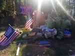 Since Finicum's death in January, supporters have decorated the site with flags, rocks, balloons and flowers. The Forest Service says such impromptu memorials are prohibited.