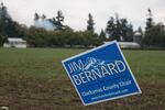 Clackamas County commissioner Jim Bernard is campaigning for county chair against incumbent John Ludlow.