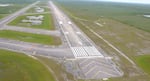 An from a video released by the Florida Attorney General James Uthmeier shows the Everglades airfield from above.