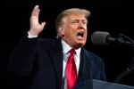 In this Dec. 5, 2020, file photo, former President Donald Trump speaks at a campaign rally for Senate Republican candidates in Valdosta, Ga.