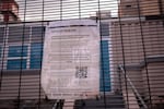 A notice informs of the ceasing of the CATALYST study in January 2025 due to USA policy changes and funding cuts, as well as alternate options for HIV prevention and healthcare services outside the WITS RHI Women’s Health Clinic in Esselen street, Hillbrow, Johannesburg, South Africa on May 25, 2026.