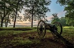 A cannon on the Wilderness National Military Park.