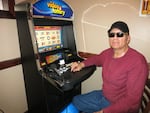 Richard Luvis likes to gamble six cents at a time at Oregon Lottery's new video poker terminals.