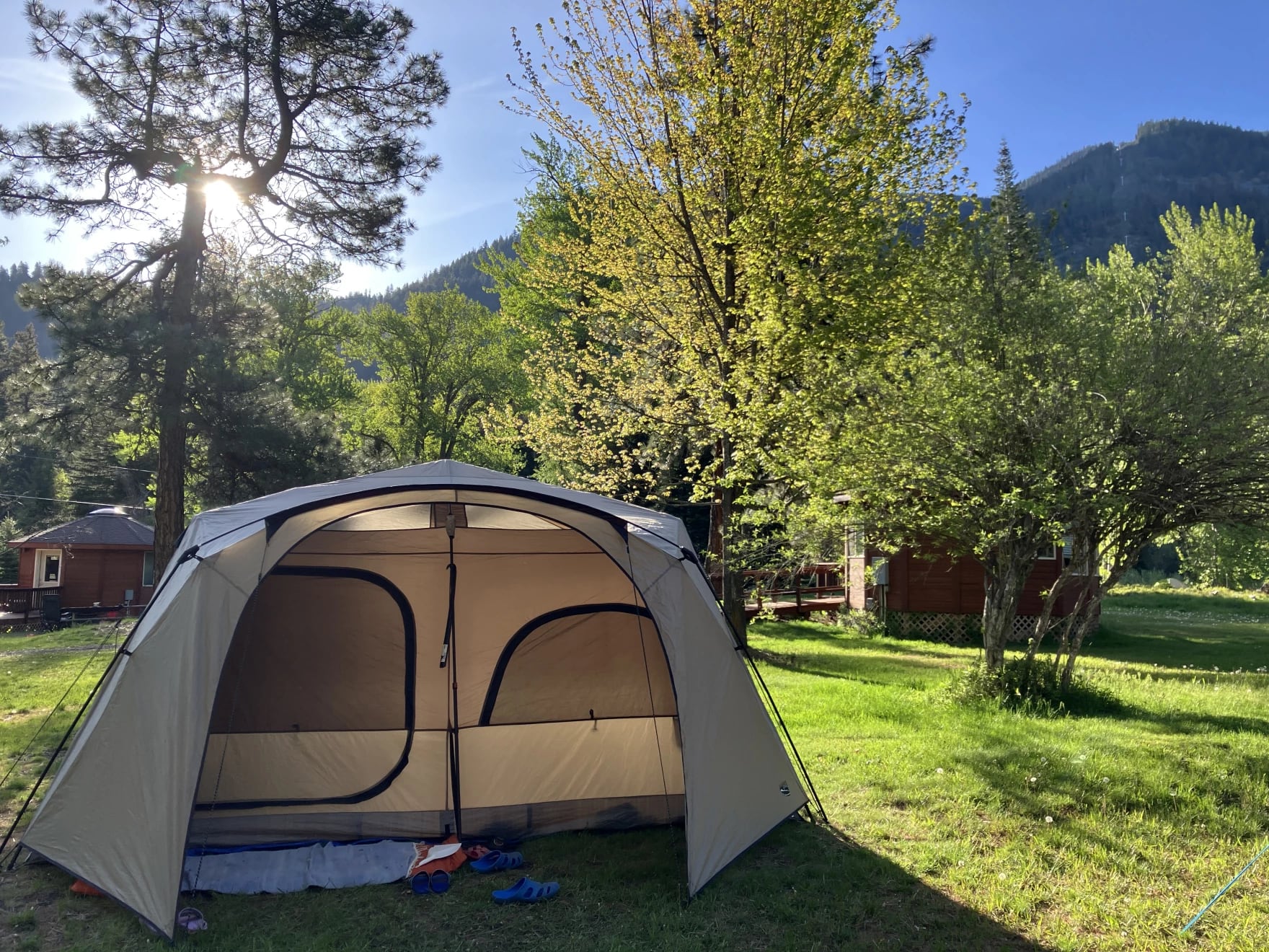 A campsite at Wallowa Lake State Park, May 24, 2025. Starting July 1, prices for out-of-state parking permits at Oregon state parks will increase by 25%.