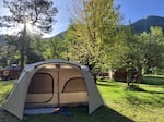 A campsite at Wallowa Lake State Park, May 24, 2025. Starting July 1, prices for out-of-state parking permits at Oregon state parks will increase by 25%.