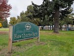 FILE - Hawthorne Park, a proposed site for a new baseball stadium, in Medford, Ore., Oct. 27, 2025.