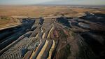 An arial view of a coal mine on public land near Gillette, Wyoming. A new report finds flaws in the system for doling out leases for such mines.