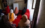 Girls study in a secret school in July at an undisclosed location in Afghanistan.