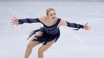 Amber Glenn of the United States competes during the figure skating women's team event at the 2026 Winter Olympics, in Milan, Italy, Sunday, Feb. 8, 2026.