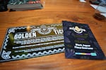 The Golden Ticket and Black Jaguar Geisha flyer from Proud Mary in Portland, Ore.