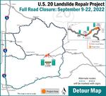 Highway 20 closure will temporarily limit options between valley and ...