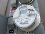 FiLE - A Pacific Power electric utility meter in Talent, July 10, 2024.