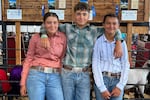 From left: Addison Reed, 14, Owen Reed, 16, and Breanna Reed, 11, showing their sheep at the Benton Franklin County Fair & Rodeo this year.