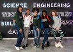 Seventh-graders attended the National STEM Festival in D.C. They are, left to right, Makayla Warren, Morgan Locke, Maleah Johnson, Taryn Ward and Jordan Krull. They are part of an after-school STEM program in North Carolina.