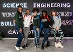 Seventh-graders attended the National STEM Festival in D.C. They are, left to right, Makayla Warren, Morgan Locke, Maleah Johnson, Taryn Ward and Jordan Krull. They are part of an after-school STEM program in North Carolina.