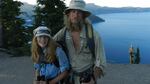 Eric and Reed take a quick photo break at the rim of Crater Lake.