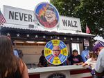 Action 4 Liberty, a conservative group in the state, runs a stand at the Minnesota State Fair opposing Democratic Minnesota Gov. Tim Walz.