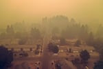 FILE: Stayton, Ore., blanketed with smoke on Sept. 10, 2020. Officials are urging Oregonians to prepare for heat, smoke and fires this summer.