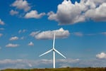 File - This file photo taken May 18, 2011, shows a wind turbine near Arlington, Ore.