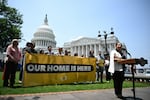 Rep. Delia Ramirez (D-Ill.) speaks during a news conference with immigration experts, DACA recipients, and Dreamers to mark the 13th anniversary of the Deferred Action for Childhood Arrivals (DACA) program in Washington, D.C. on June 11, 2025.