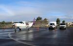 FedEx plane at Newport Airport, Feb. 7, 2024.