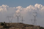 Demand for electricity in the Northwest is expected to grow at its fastest pace in decades. In this July 12, 2021 file photo, power lines carry electricity near Klamath Falls, Ore.