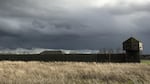 Stormy skies over Fort Vancouver
