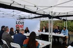 Local elected leaders and homeless service providers participated in a roundtable on homelessness with U.S. Rep. Lori Chavez-DeRemer, R-Oregon, in Oregon City on Jan. 25, 2024.