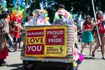 The Portland Raging Grannies were one of 149 entries in the city's annual Pride Parade Sunday, June 19, 2016.