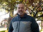 Kent van der Kamp poses for a portrait in Bend, Ore., on Sep. 26, 2024. He is under review by the police licensing board.