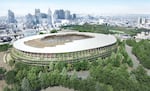 Olympic Stadium (2019)
After cost overruns drove the Japanese government to ditch a $1.5 billion stadium designed by Zaha Hadid for the 2020 Olympics, Kengo Kuma won a competition with a more modest design partially of wood. 
