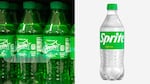 On left, the classic green Sprite bottle. On the right, the new clear bottle.