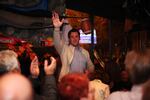 Vancouver Mayor Tim Leavitt celebrates his reelection in 2013.