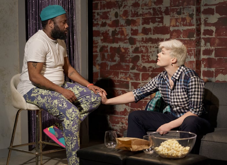 Smith, played by Kyran McCoy, left, and Pim, played by Cosmo Reynolds.