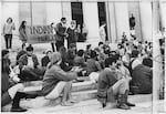 In the 1960s, Native Americans and their supporters began protesting Washington State laws restricting Native American fishing rights that had been granted in a series of treaties with the United States between 1854 and 1855. The Survival of the American Indian Society (SAIA), the NAACP, and the National Indian Youth Council (NIYC), coordinated a series of protests and peaceful demonstrations known at the time collectively as the "fish wars," which eventually led to the Boldt Decision (United States v. Washington, 1974), a federal ruling guaranteeing Washington tribes the right to fish in accustomed places and the right to act alongside the state as co-managers of salmon and other fish in the region.