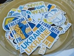 Ukrainian stickers.