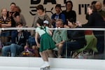 Alice Robinson is cheered on by her mom and the crowd at the final show at the Lloyd Center Ice Rink, May 31, 2026. 
