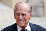 FILE - In this Wednesday, July 22, 2020 file photo, Britain's Prince Philip arrives for a ceremony for the transfer of the Colonel-in-Chief of the Rifles from himself to Camilla, Duchess of Cornwall, at Windsor Castle, England. Buckingham Palace says 99-year-old Prince Philip has been admitted to a London hospital after feeling unwell. The palace says the husband of Queen Elizabeth II was admitted to the King Edward VII Hospital on the evening of Tuesday, Feb. 16, 2021.