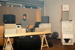 Sam Weber plays the opening set at Barn Radio in downtown Portland on Saturday, Sept. 19, 2026.