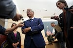 California Attorney General Rob Bonta speaks to reporters at a press conference after opening arguments took place in the Meta trial over a lawsuit brought by US states about social media addiction at the Ronald V. Dellums Federal Building and United States Courthouse in Oakland, California, on August 18, 2026.