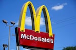 A McDonald's restaurant in Mount Lebanon, Pa., is pictured in 2021.