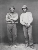 Following the horrific Modoc War of 1872-73, Schonchin John, left, Captain Jack and two other Modoc Indian fighters were sentenced to hang. They languished in chains in a Fort Klamath cell for months before their sentence was carried out in a well-attended public spectacle.